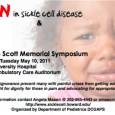 “Pain in Sickle Cell Disease…Battling Stigma and Gaps in Knowledge” will be live online at http://www.sicklecell.howard.edu/ this symposium airs Today, May 10, 2011 at 2 p.m. EST. Fourth Roland B. Scott Memorial Symposium Tuesday, May 10, 2011 2:00-6:00 p.m. &nbsp;