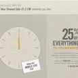 Great Frugal Deal Today @TheLimited 25% off from Noon-2pm This code cannot be combined with any others, but they have plenty of markdowns listed so you can take advantage of this great deal. Code: Timeout. Get an additional 2.5%...