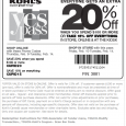 Kohl’s Love to Save Sale – Yes Pass Coupon for 20% or 15% OFF If you like Kohls, they are having a great sale this weekend (Feb 10-Feb11, 2012). Some of sale items include 50-60% off Sportswear for men and misses, 40-60% off bedding...