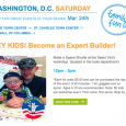 Saturday, March 24th, Sears is having a Become an Expert Builder class for kids (recommended ages 4-10) and their parents. The kits (goggles and an apron) cost $5 per child. Click here to see if they are hosting a expert builder event close to you. Some locations include: California Cerritos Mall Cerritos, CA See Upcoming Events Northridge Mall Northridge, CA See Upcoming Events Westminster Mall Westminster, CA See Upcoming Events Illinois Fox Valley Mall Aurora, IL See Upcoming Events 1601 N Harlem Avenue Chicago, IL See Upcoming Events Orland Square Mall Orland Park, IL See Upcoming Events Woodfield Mall Schaumburg,...