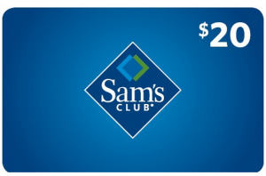 Sam's Club gift card