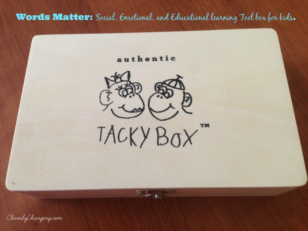 Enter to win a book and tacky box set to help your children learn that their words matter.