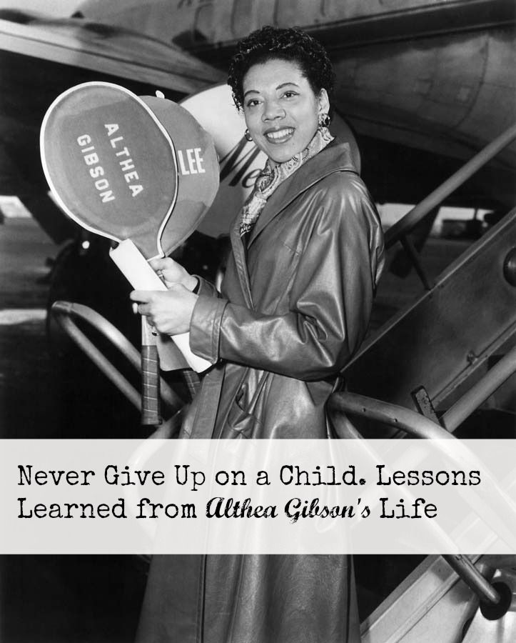 She inspires: Lessons learned for the great American athlete Althea Gibson.