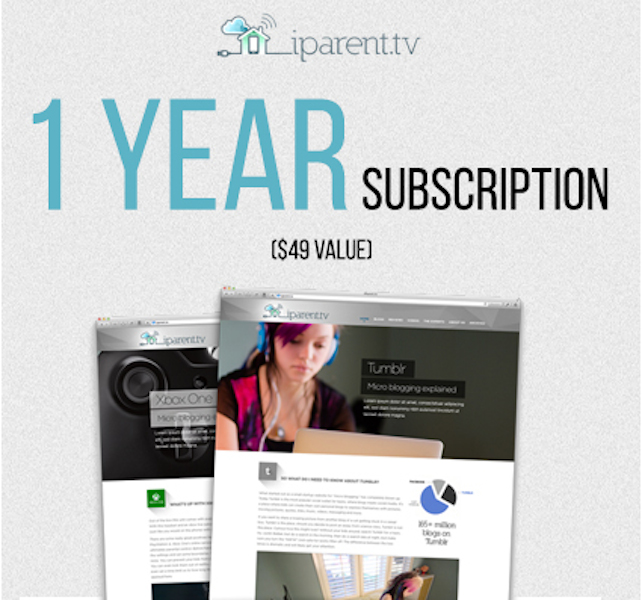 Win a iparentTV 1 year subscription. Ends April 2, 2014.