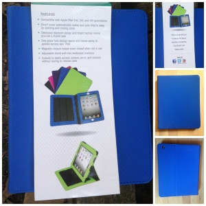 Review: Samsill iPad Holder Debossed Pattern Blue