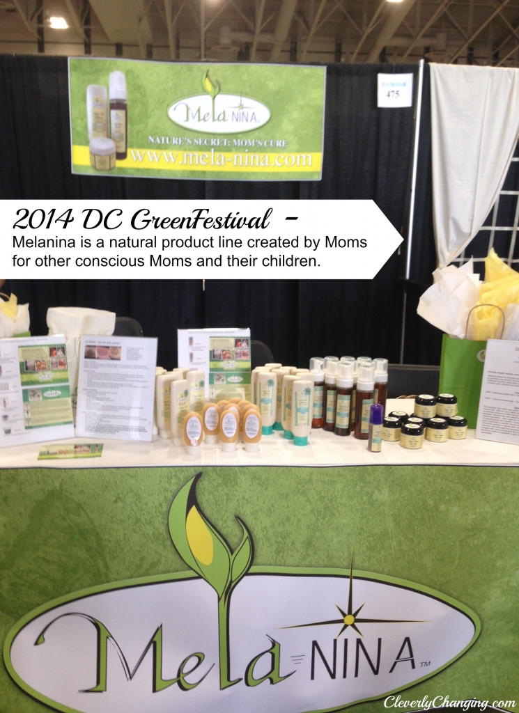 2014 DC GreenFestival - Melanina is a natural product line created by Moms for other conscious Moms and their children.