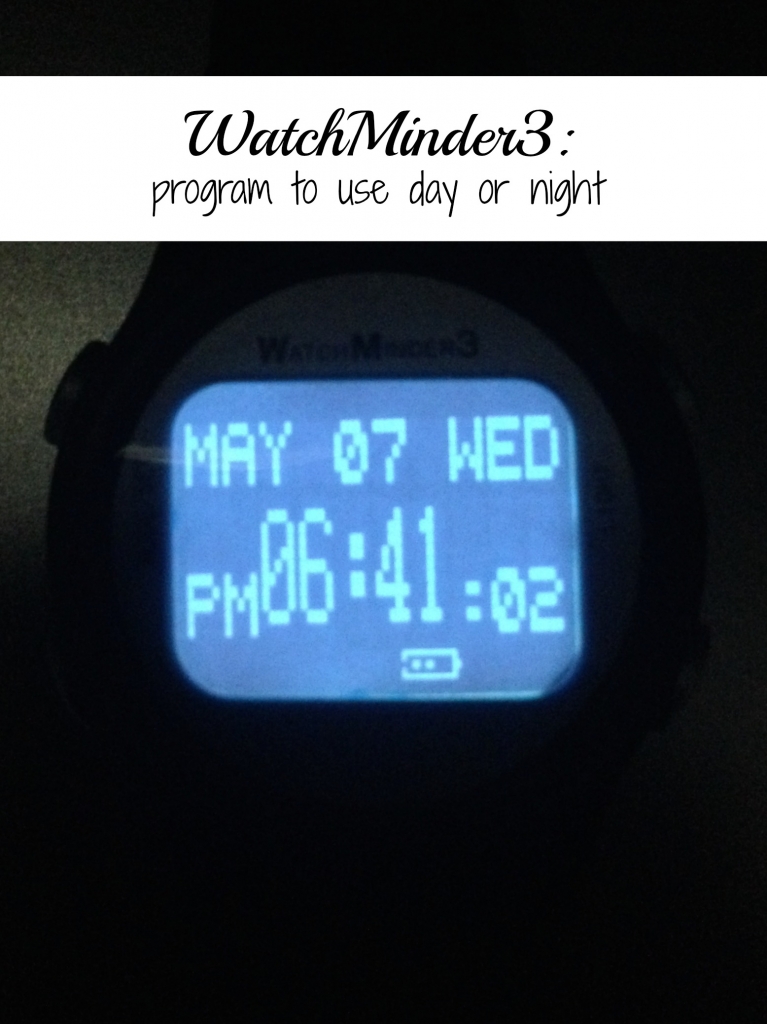 WatchMinder with night light. Use the WM3 for exercise or simple reminders #tech #parenting #ADHD
