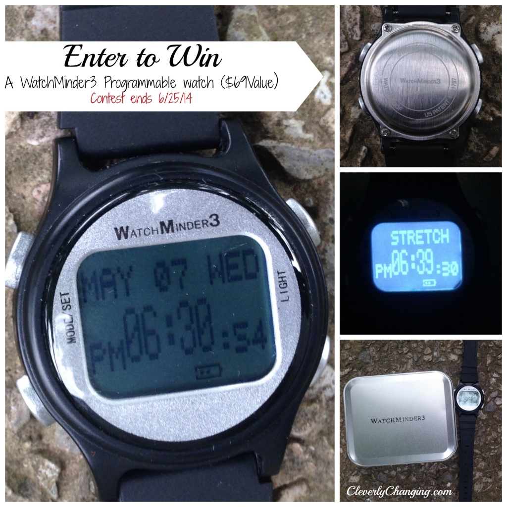 Enter to win a WatchMinder 3 programmable watch. ($69 value) Contest ends June 25, 2014