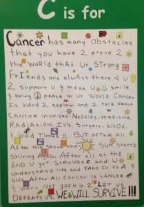 C is for cancer #stJude #cancer #kids