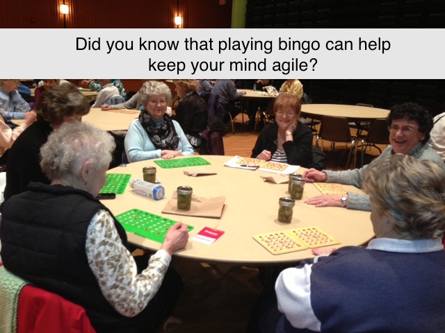 Seniors and bingo