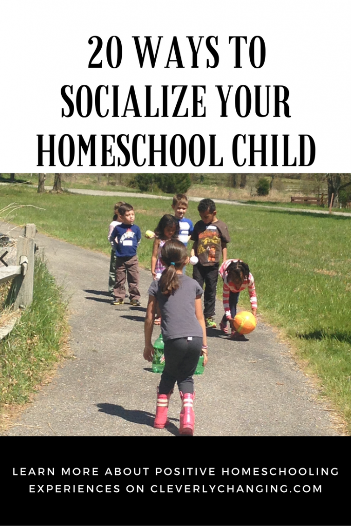 20 Ways to Socialize your Homeschool Child #homeschooling #socialemotionallearning #education