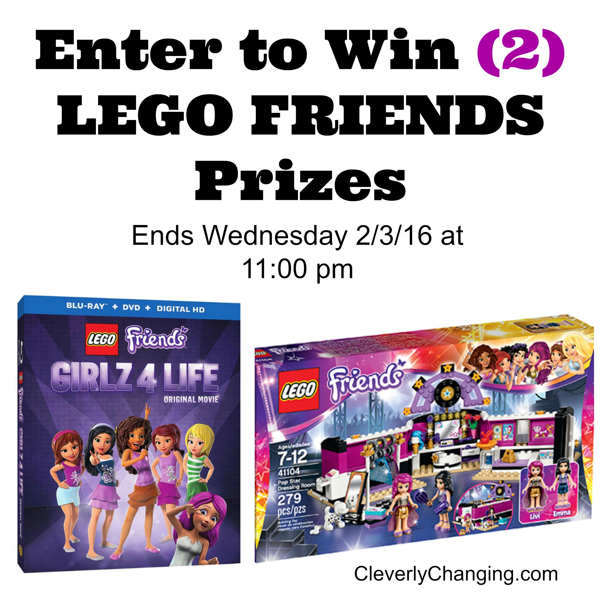 Lego Friends DVD and Set Giveaway