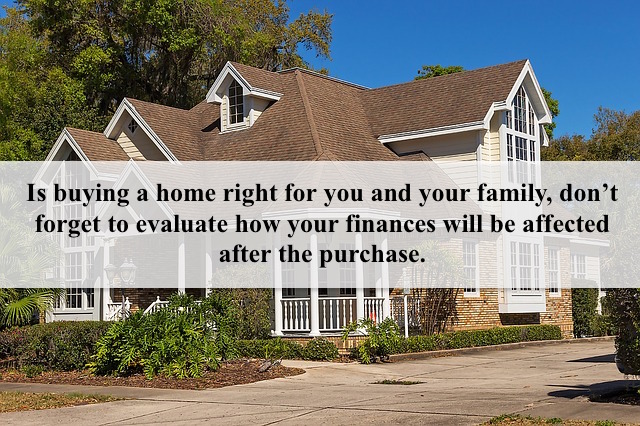 Buying a home can seriously affect your finances afterwards #FinanceFriday