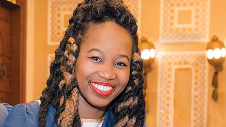 Christine Souffrant uses social media to connect people to street merchants around the world. 