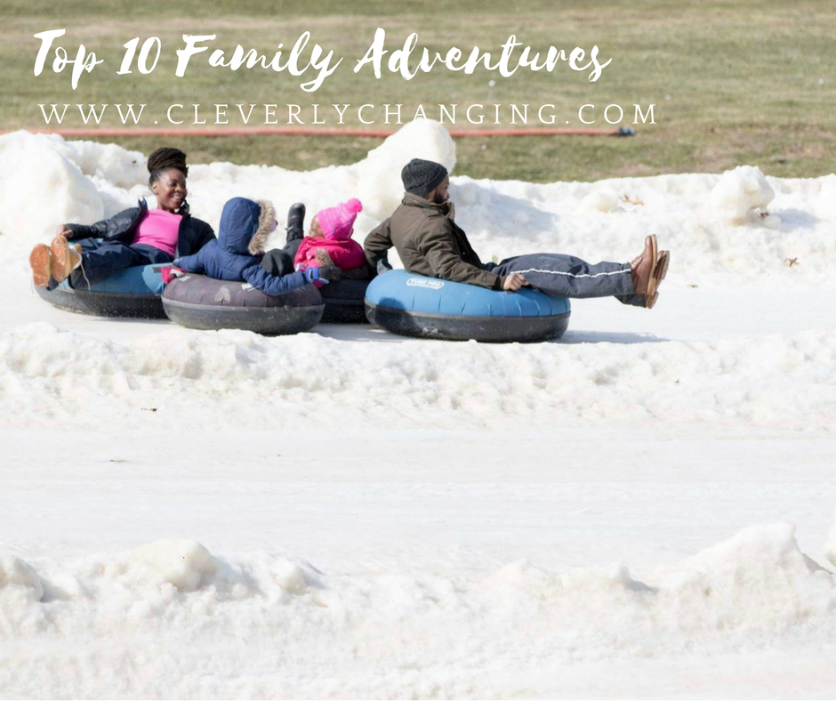 Family Snow tubing: Top 10 Family Homeschool Adventures