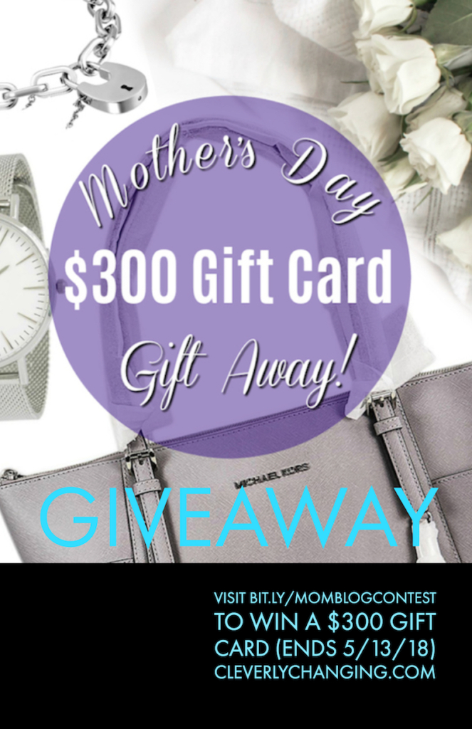 Mothers Day Blog Contest on Cleverlychanging.com #moms #momlife #MothersDay #giftideas