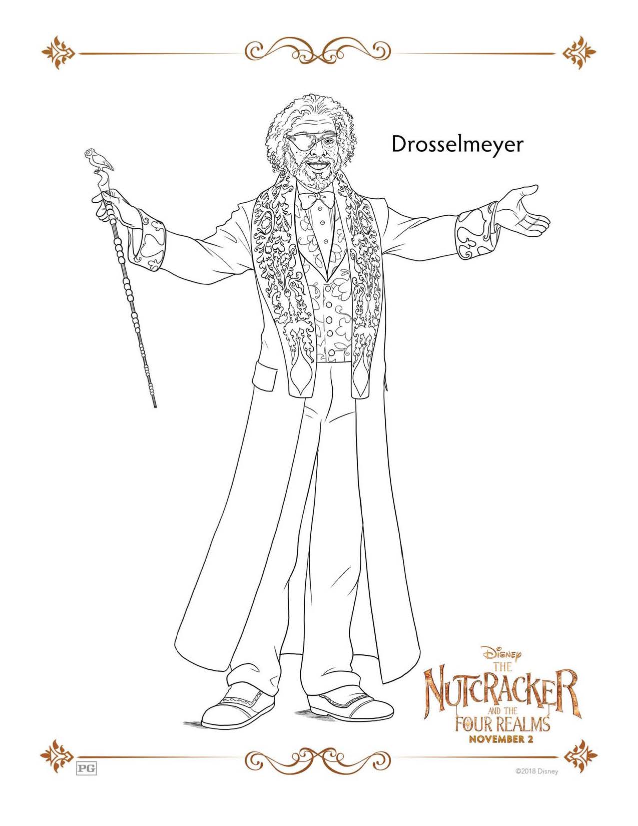 coloring pages of the nutcracker