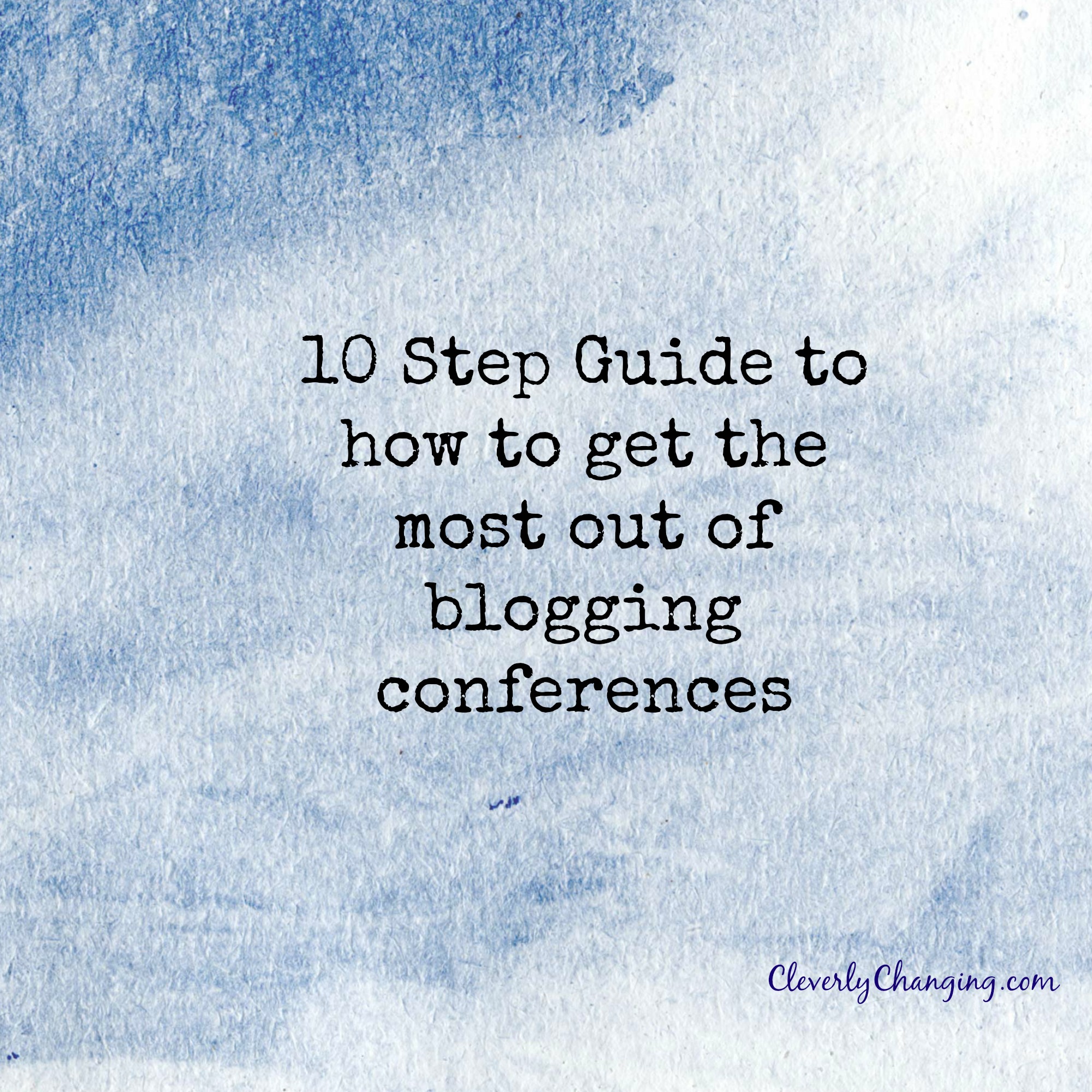 How to get the most out of blogging conferences.