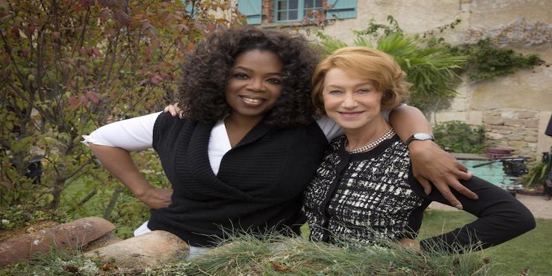 Helen Mirren and Oprah Winfrey Behind the Scenes 100 Foot Journey