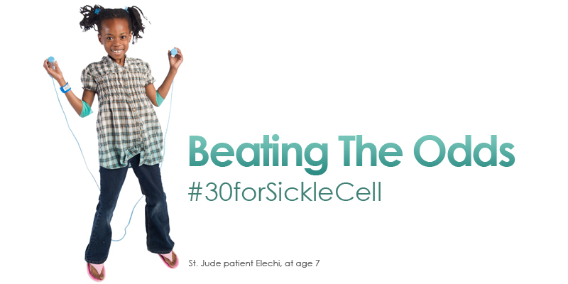 Beating The Odds Against Sickle Cell - St. Jude patient Elechi, at age 7