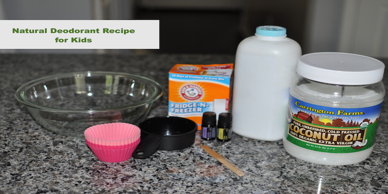 Natural Deodorant Recipe For kids via @CleverlyChangin #diy #natural #green