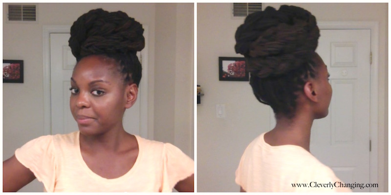 Braided loc Bun and You Be Natural Review