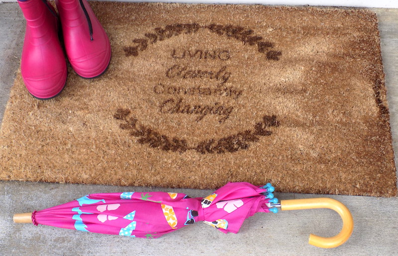 Personalized doormat review from personalized cart