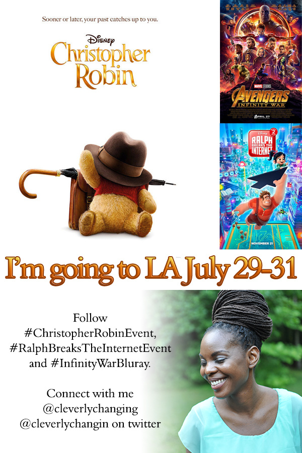 Follow Cleverlychanging July 29-31 - Christopher Robin Event