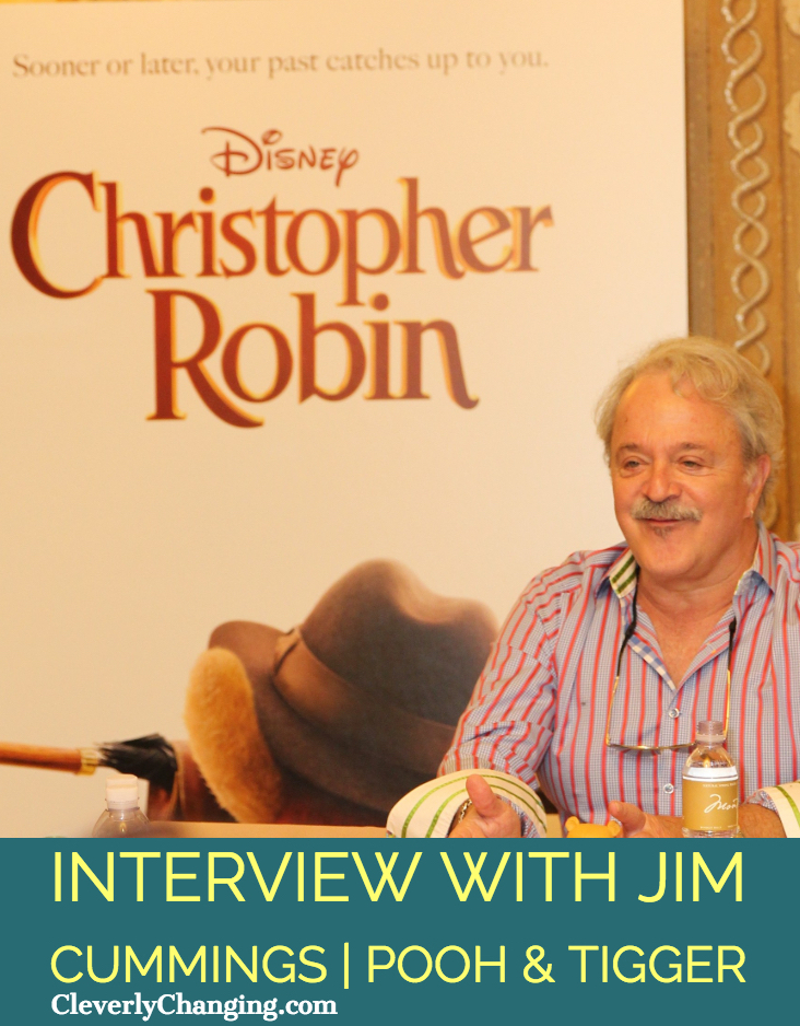 Interview with Christopher Robin Star Jim Cumming who plays Pooh and Tigger