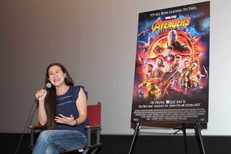 AVENGERS INFINITY WAR on BluRay and Trinh Tran Interview