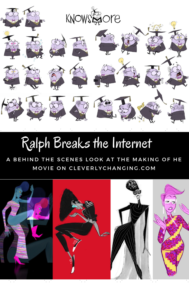 The Ralph Breaks the internet team who populated the Internet (Disney Partner)