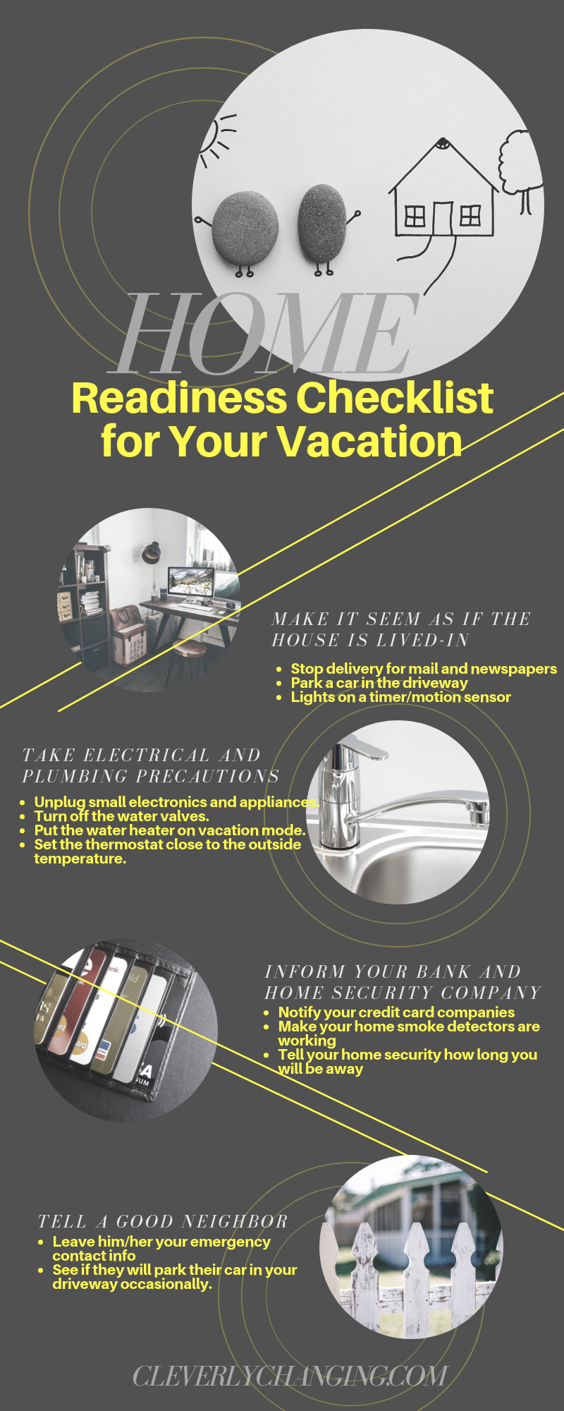 Prepare your home for vacation readiness checklist