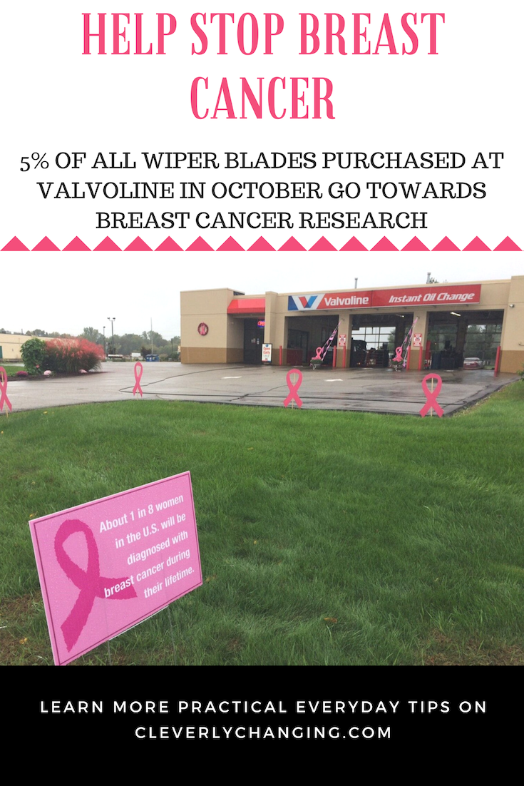 About 1 in 8 women in the US will be diagnosed with breast cancer | Valvoline Pink Wiper Promo