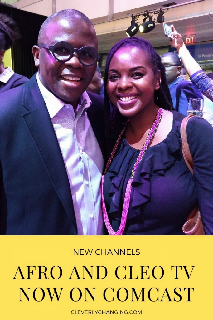 Founder of Afro TV - Yves Bollanga and Blogger Elle Cole