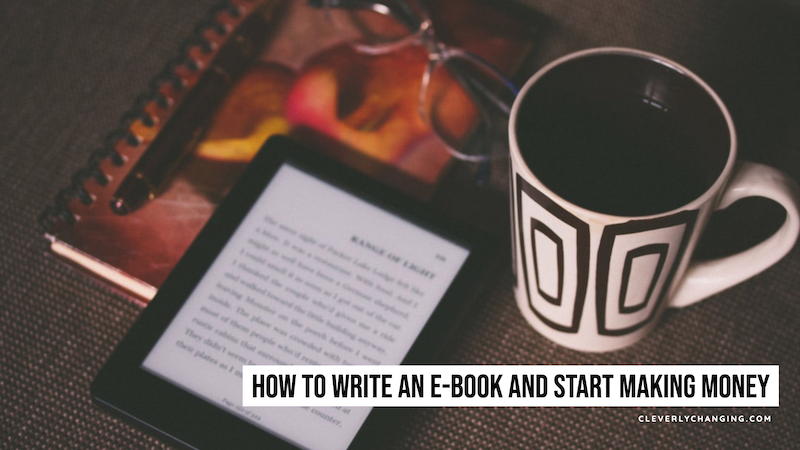 How to Write an e-Book and Start Making Money | online book and mug