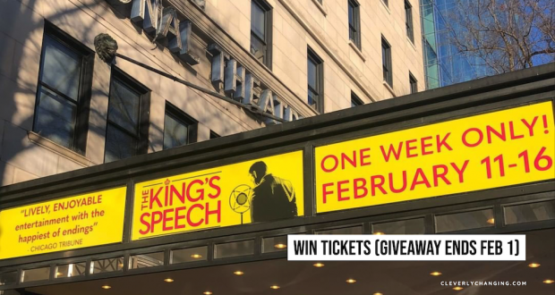The King's Speech | Live Performance at the National Theatre. Win tickets on CleverlyChanging.com