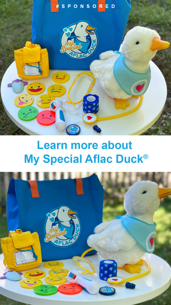 Ad. Aflac is expanding its My Special Aflac Duck program to help children facing sickle cell disease. Components of My Special Aflac Duck are being modified and expanded to include accessories, packaging, and App functions specific to sickle cell patients.