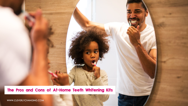 Many people wish to have whiter, brighter teeth, and there are a lot of options available for individuals to reach that goal. Many people opt to use at-home teeth whitening kits to get a better smile. However, it is important to understand the pros and cons of these kits before purchasing them.
