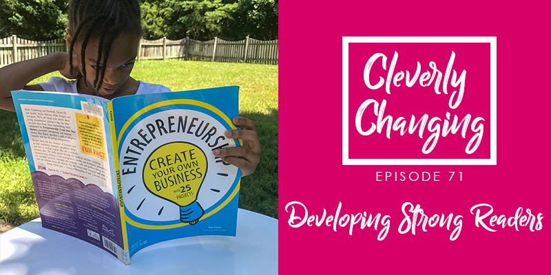 Black Child reading Entrepreneurs Create Your Own Business on the Cleverly Changing Podcast