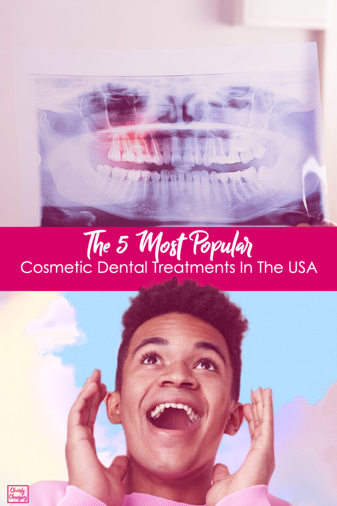 Black boy with beautiful teeth, the caption says The 5 Most Popular Cosmetic Dental Treatments In The USA