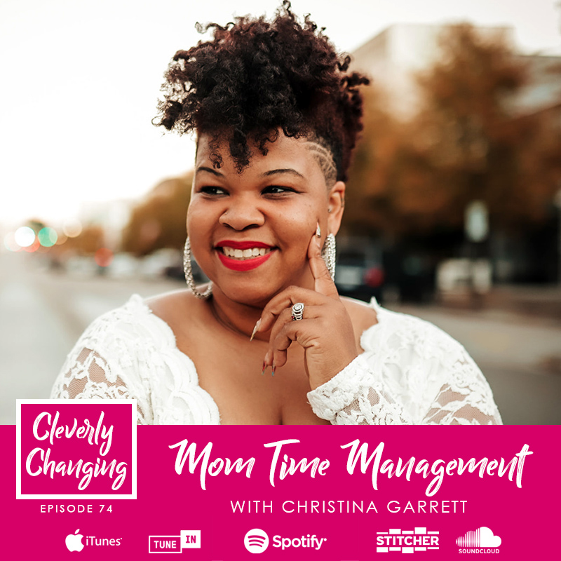 Christina Garrett, is a productivity and organizational coach for busy women who equips women of faith with practical time management strategies and self-care opportunities to get more done without overwhelm, burnout, and frustration. During Episode 74 of the Cleverly Changing Podcast she shared how she works and homeschools her five children. 