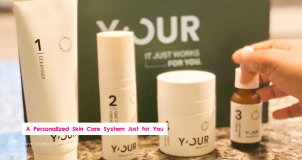 Y'our Skincare is a personalized skincare system with four easy steps.