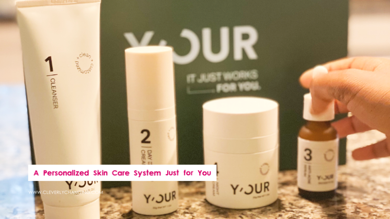 Y'our Skincare is a personalized skincare system with four easy steps.